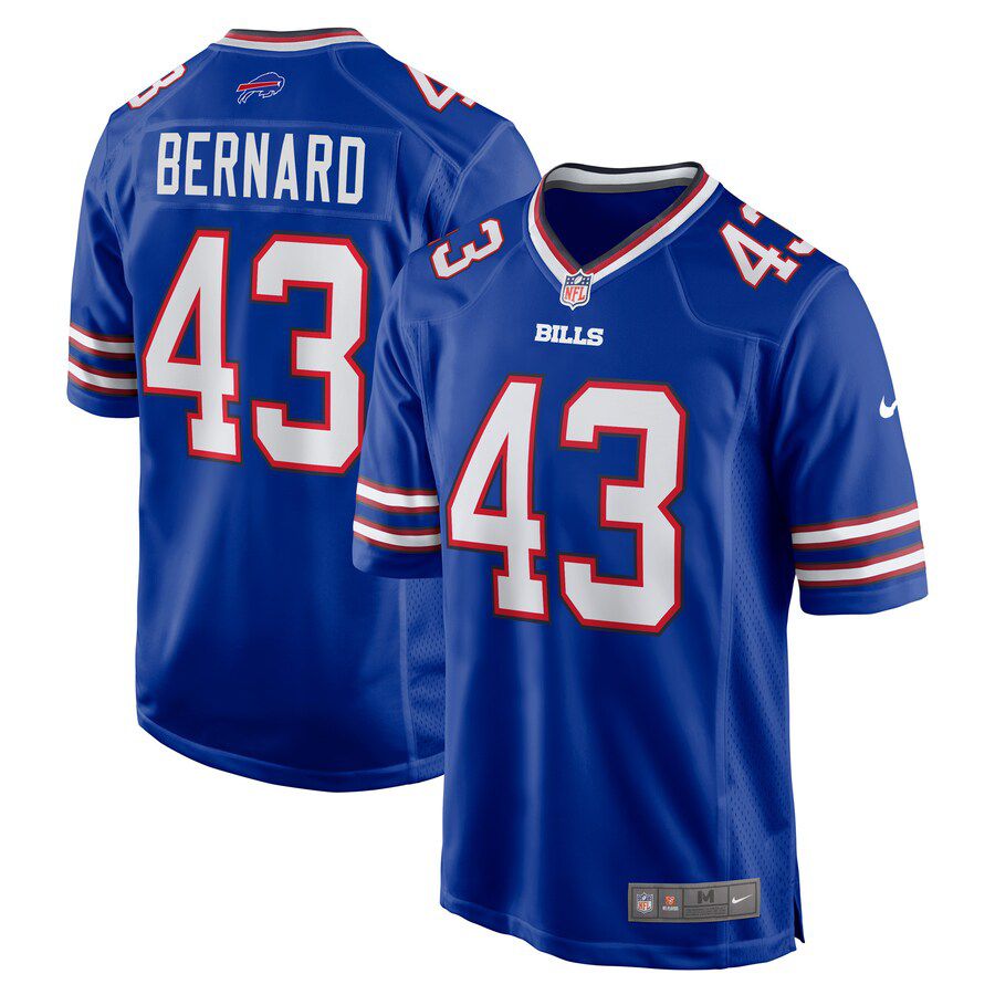 Men Buffalo Bills #43 Terrel Bernard Nike Royal Game Player NFL Jersey